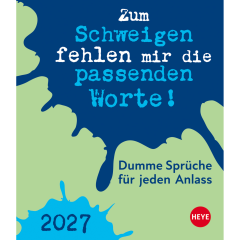 HEYE Abreisskal. Dumme Sprüche 2027 22594+27 1T/1S...