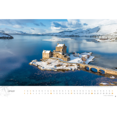 HEYE Bildkalender 2027 23159+27 Schottland DE 58x39cm