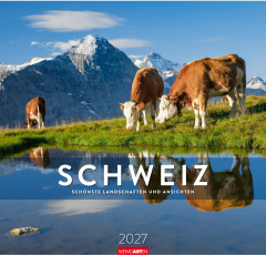 WEINGARTEN Bildkalender 2027 3312224+27 Die Schweiz DE...