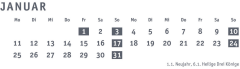 HEYE Bastelkalender 2027 23497+27 weiss 21x29.7cm