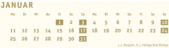 HEYE Bastelkalender 2027 22993+27 gold 21x29.7cm