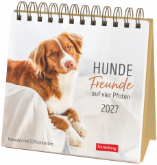 HARENBERG Postkartenkalender 2027 3310247+27 Hunde...