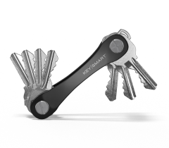 KEYSMART Orginal Key Holder KS019-BLK Black, 8 Keys