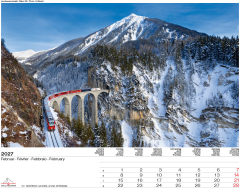 CALENDARIA Bildkalender 2027 9783036205908 Schweiz-Suisse...