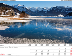 CALENDARIA Bildkalender 2027 9783036205915 Swiss Panorama...