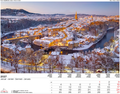 CALENDARIA Bildkalender 2027 9783036205922 Swiss Places...