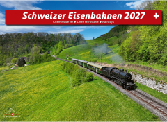 CALENDARIA Bildkalender 2027 9783036206028 Eisenbahnen ML...