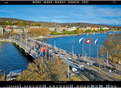 CALENDARIA Bildkalender 2027 9783036205854 Zürich ML...