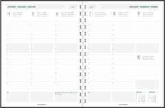 AURORA Agenda Business Perl 2027 2900P 1W/2S Ersatz ML...