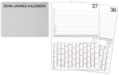BÜHNER 10-Jahreskalender DE 2027 ZK-Deckel-Si bis...