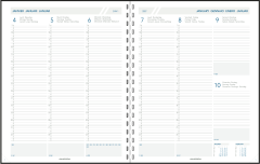 AURORA Agenda Finesse PAW Perl 2027 2718P 1W/2S schwarz...