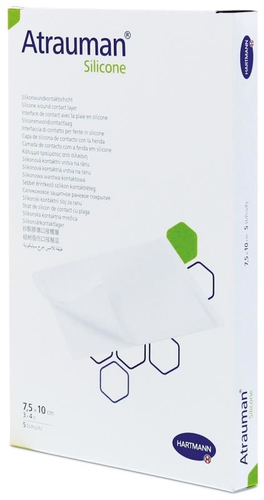 Atrauman Silicone 7.5 x 10 cm Silikon 5 Ex
