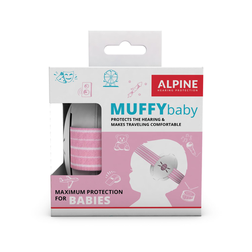 Alpine Baby Muffy - Kapselgehrschutz, rosa