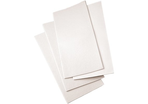 HAPLA Merino Wool Felt semi-soft hypoallergen 45  x 22.5  x 2 mm 4 Stk weiss