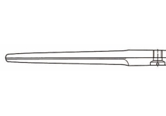 AESCULAP Verbandschere L: 13  Schneidelänge 40 mm