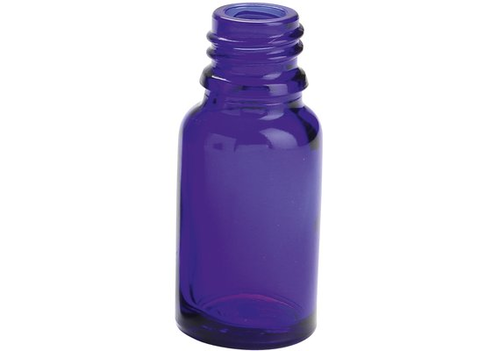 Glasflasche ohne Schraubverschluss 12 ml blau
