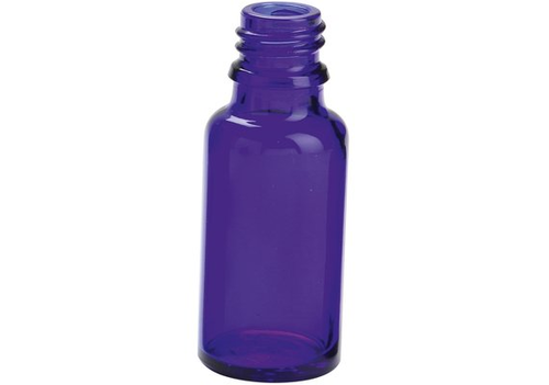 Glasflasche ohne Schraubverschluss 20 ml blau