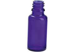 Glasflasche ohne Schraubverschluss 20 ml blau