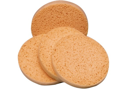 Kosmetik-Abschminkschwamm rund ø 80 mm 20 Stk apricot