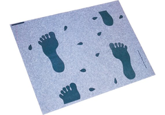 Vliesservietten bedruckt 60 x 45  100 Stk blau