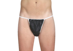 Wellness Einweg-Tanga Männer schwarz 100 Stk.