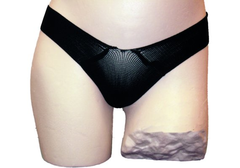 Wellness SPA Einwegstring Deluxe unisex 50 Stk schwarz