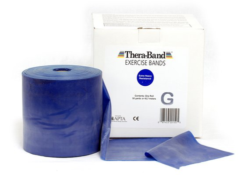 THERA-BAND bungsband 45.7 m x 12.8  blau