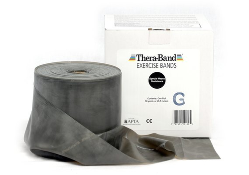 THERA-BAND bungsband 45.7 m x 12.8  schwarz
