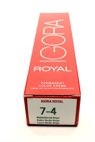 Schwarzkopf Igora Royal 7-4 mittelblond beige