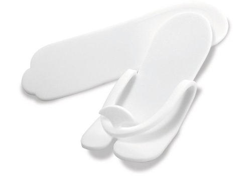 Wellness Damen Hygiene-Sandalen Schaumstoff weiss 10 Stk