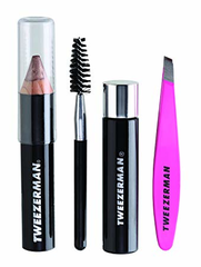 Tweezerman Mini Augenbrauen Notfallset: Bürste;...