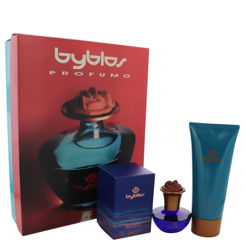 BYBLOS by Byblos Gift Set -- 1.68 oz Eau de Parfum Spray + 6.75 Body Lotion