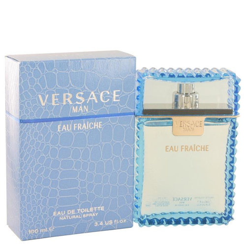 Versace Man by Versace Eau Fraiche Eau de Toilette Spray (Blue) 100 ml