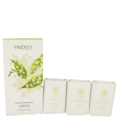 Lily of The Valley Yardley by Yardley London 3 x 104 ml Soap 104 ml