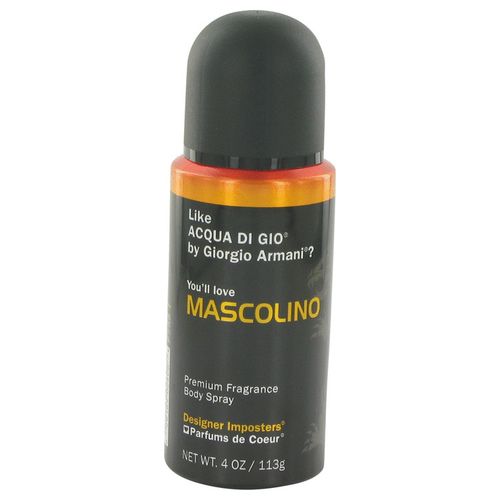Designer Imposters Mascolino by Parfums De Coeur Body Spray 120 ml