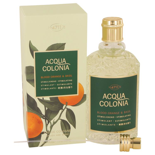 4711 Acqua Colonia Blood Orange & Basil by Maurer & Wirtz Eau de Cologne Spray (Unisex) 169 ml