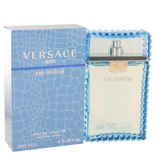 Versace Man by Versace Eau Fraiche Eau de Toilette Spray (Blue) 200 ml