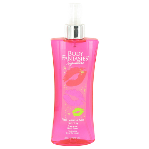 Body Fantasies Signature Pink Vanilla Kiss Fantasy by Parfums De Coeur Body Spray 240 ml
