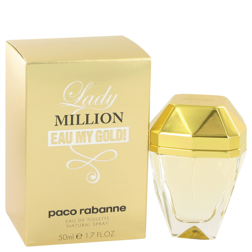Lady Million Eau My Gold by Paco Rabanne Eau de Toilette Spray 50 ml