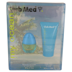 Club Med My Ocean by Coty Gift Set -- .33 oz Mini EDT...