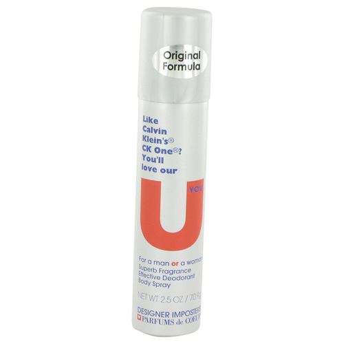 Designer Imposters U You by Parfums De Coeur Deodorant Body Spray (Unisex) 75 ml