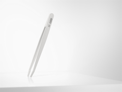 Rubis Pinzette, gerade, PBT, weiss