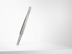 Rubis Pinzette, lang abgerundet, Inox