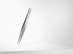 Rubis Pinzette, extra spitz, Inox