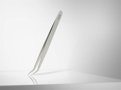 Rubis Pinzette fr Wimpern, abgewinkelt & super Volumen,...