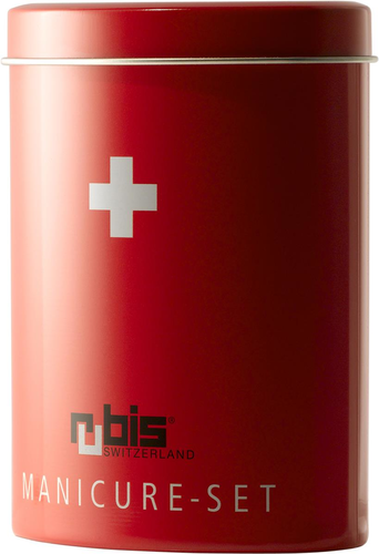 Rubis Schweizer Box, 4-teilig, Inox, rot/weiss