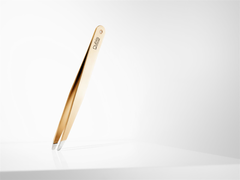 Rubis Pinzette Luxury Line, schräg, Inox, gold mit...