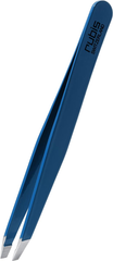 Rubis Pinzette schräg, blau, Inox