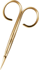Rubis Hautschere, gold