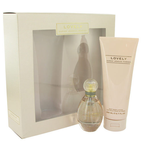 Lovely by Sarah Jessica Parker Gift Set -- 1.7 oz Eau de Parfum Spray + 6.7 oz Body Lotion